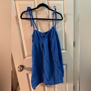 NWOT royal blue SHEIN EZwear Women's Solid Color Spaghetti Strap Dresss